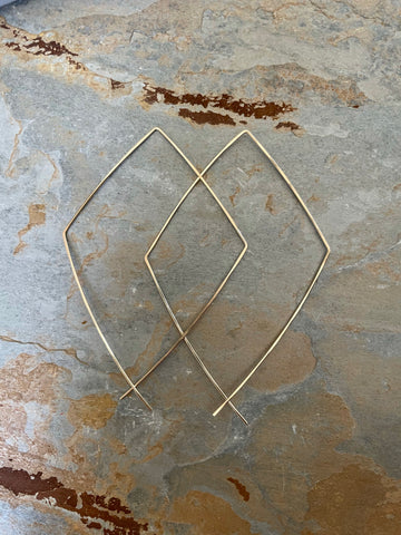 Grande Diamond Hoops