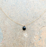 Mini Swarovski Drop Necklace