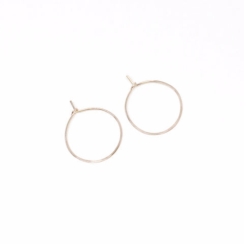 Petite Circle Hoops- Small