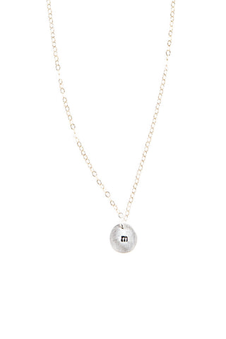 Initial Coin Necklace